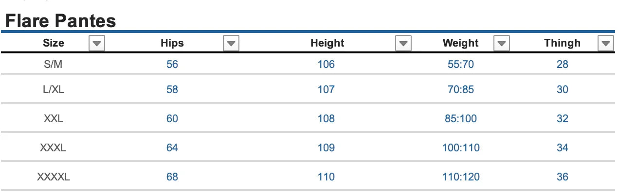 Flare Pants -Big Size - Akira #  #