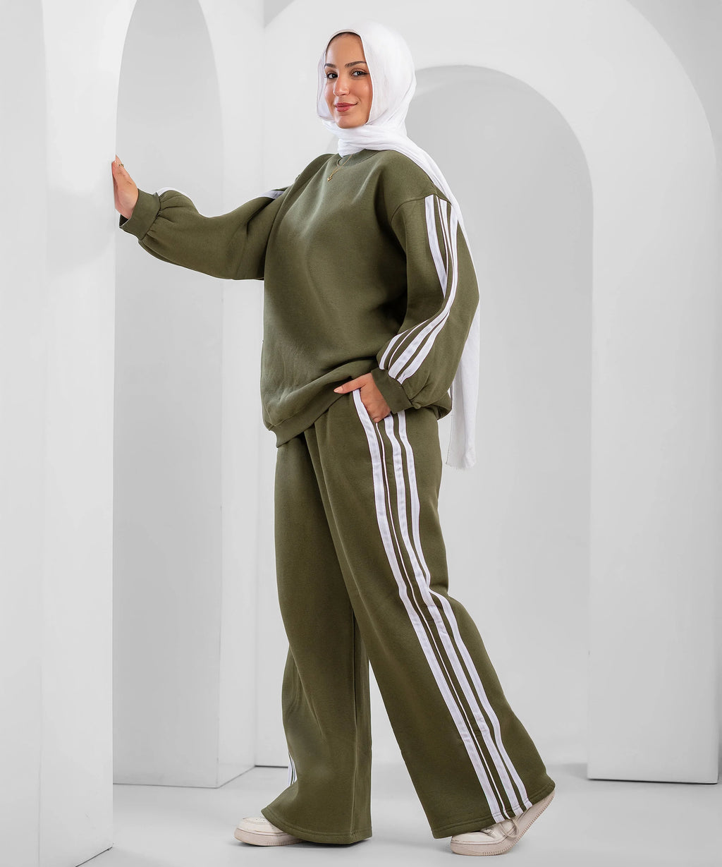 Stripe Melton Set - Akira #  #