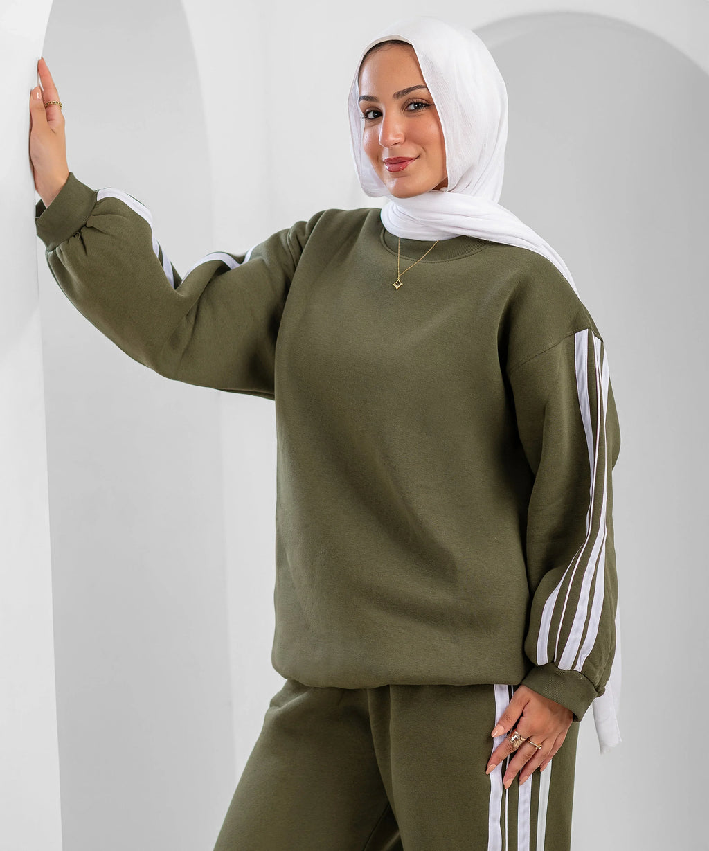 Stripe Melton Set - Akira #  #