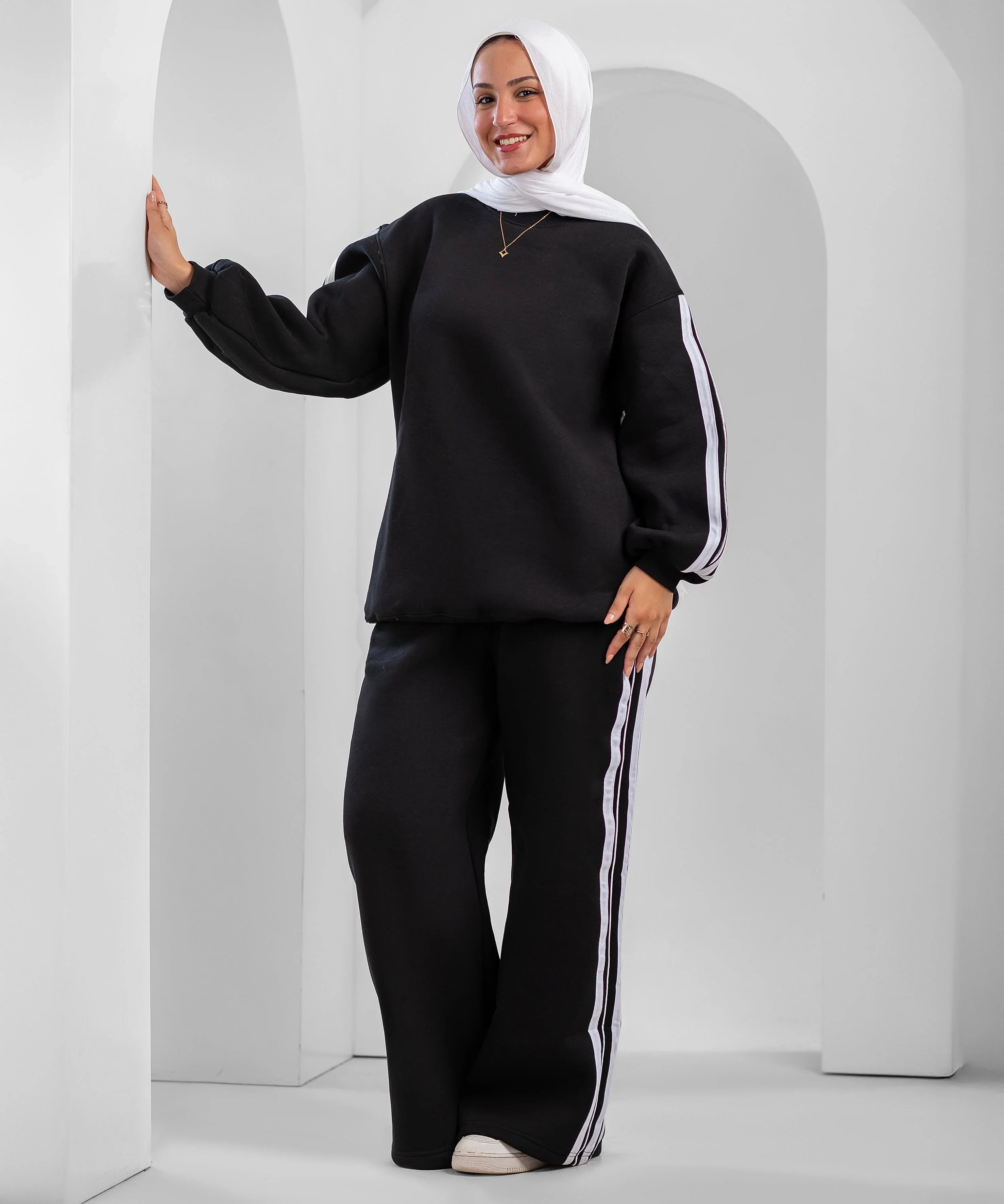 Stripe Melton Set - Akira #  #