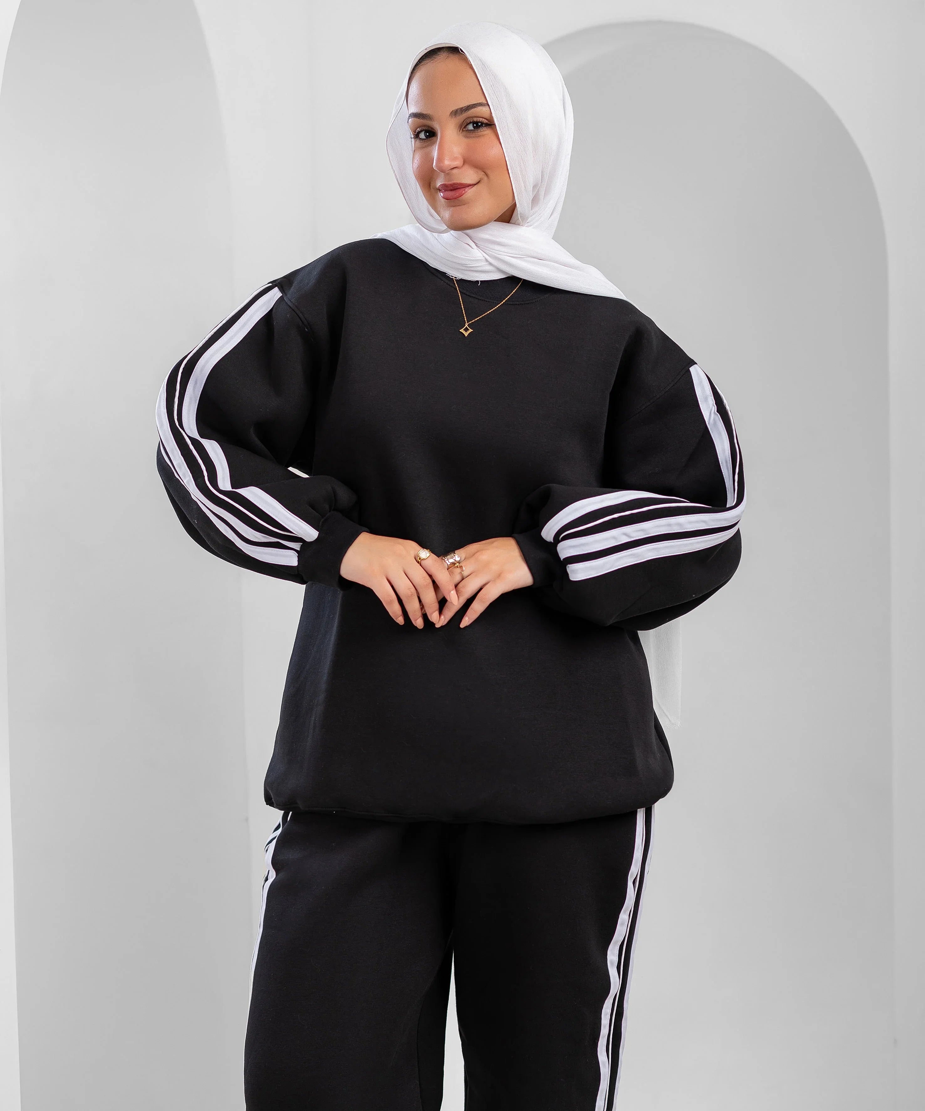 Stripe Melton Set - Akira #  #