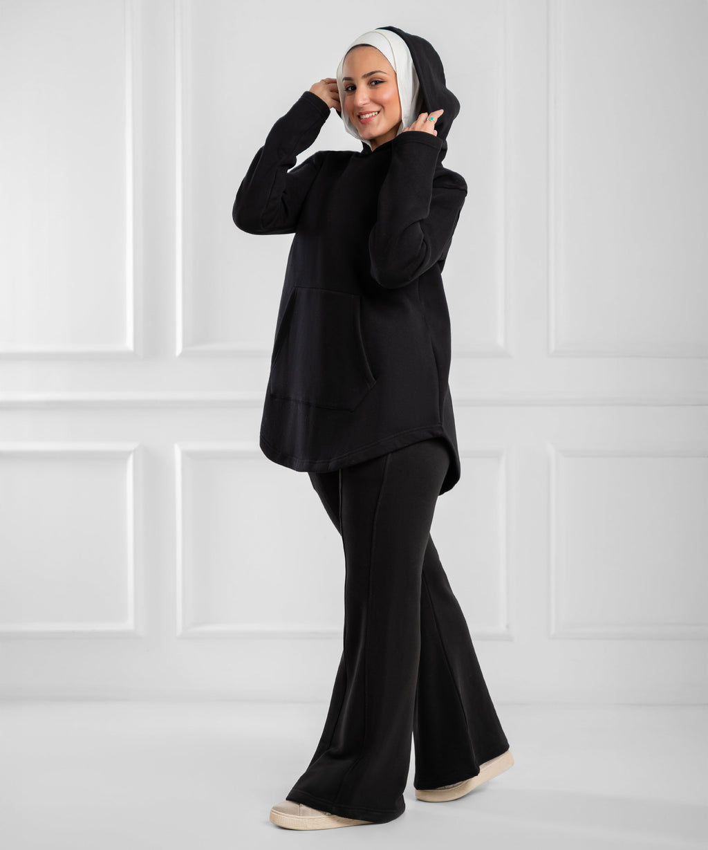 WarmthPro Melton Cotton Hoodie - Heavyweight Comfort & Style - Akira #  #