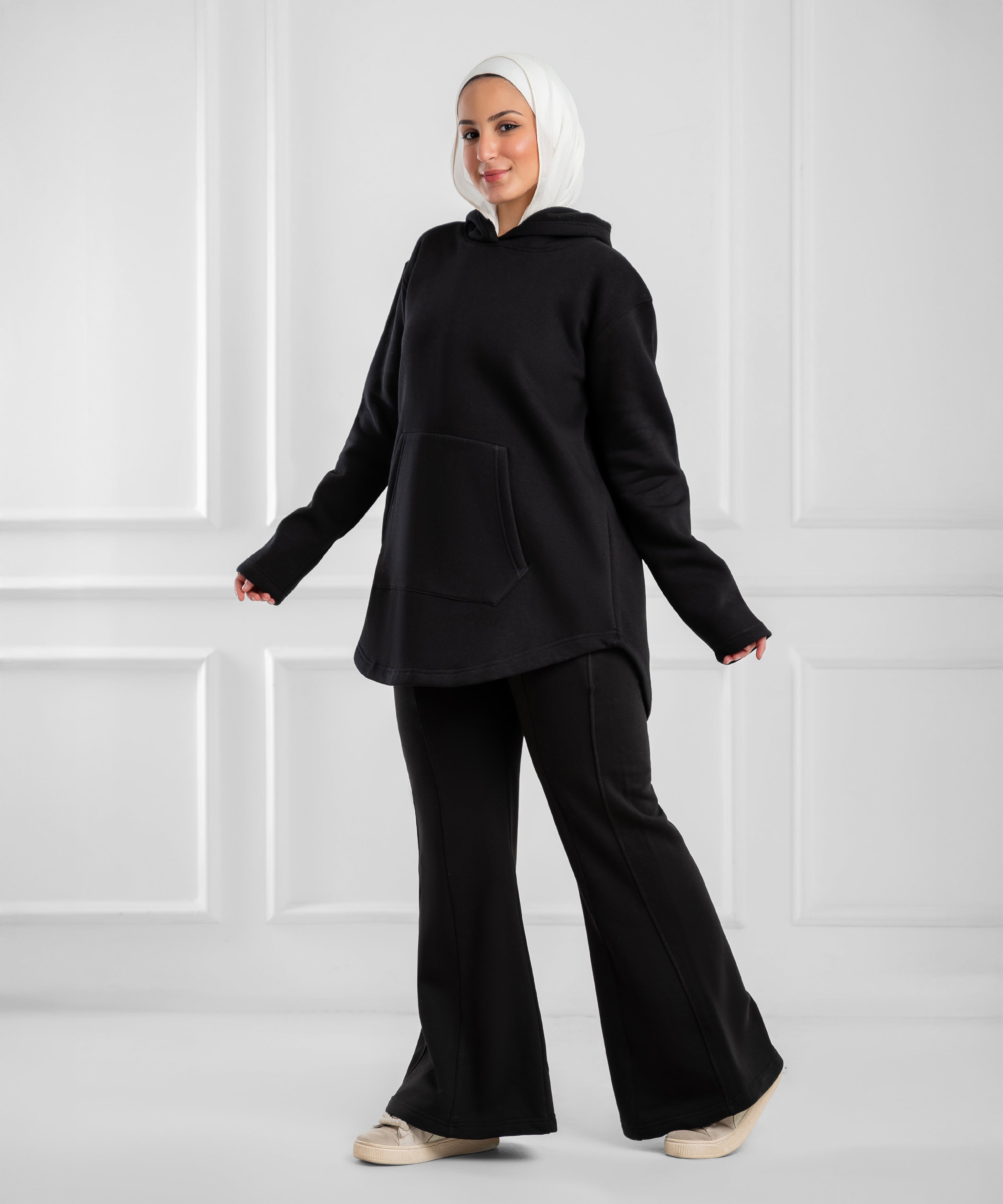 WarmthPro Melton Cotton Hoodie - Heavyweight Comfort & Style - Akira #  #